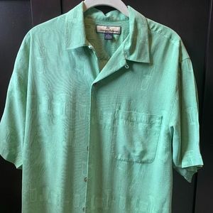 Tommy Bahama Hula Girl Cocktail Silk Camp Shirt S